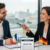 Consultation juridique pour le recrutement d'un salarié en Minijob allemand par une entreprise française, mise à jour 2026.