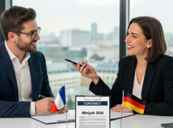 Consultation juridique pour le recrutement d'un salarié en Minijob allemand par une entreprise française, mise à jour 2026.