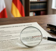 Analyse juridique de CGV pour l'Allemagne soulignant le risque d'une erreur de traduction littérale de contrat.